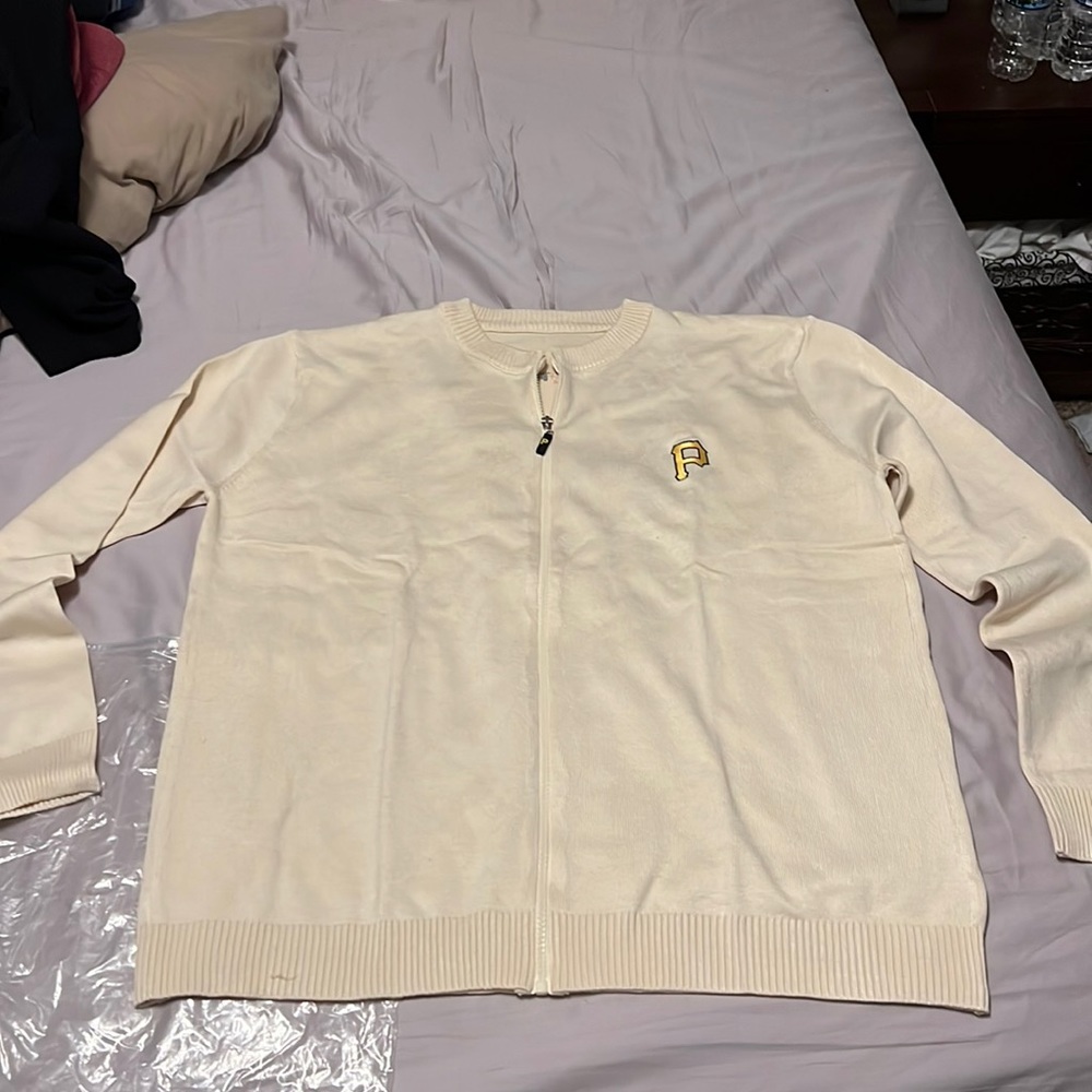 XL Unisex PITTSBURGH PIRATES zip sweater